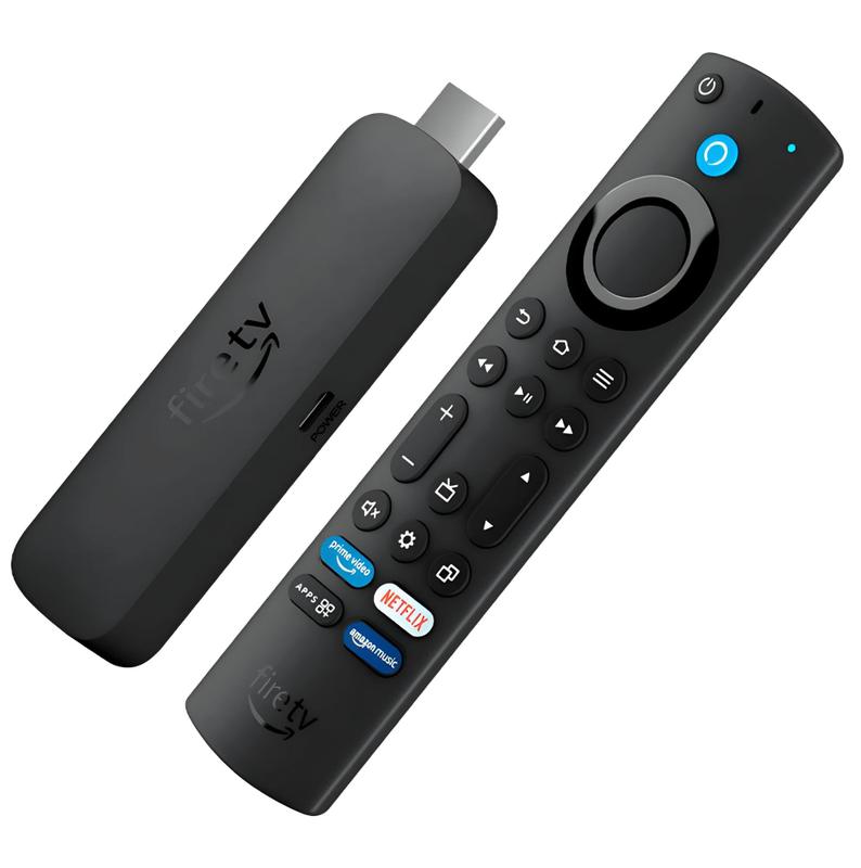 Novo AMAZON Fire TV Stick 4K MAX (2ª Geração) Wi-Fi 6E Quad-core